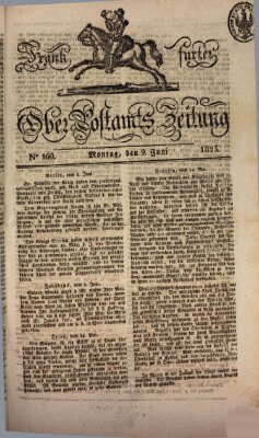 Frankfurter Ober-Post-Amts-Zeitung Montag 9. Juni 1823