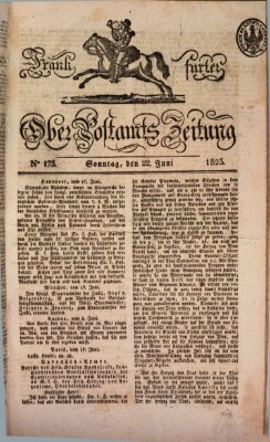 Frankfurter Ober-Post-Amts-Zeitung Sonntag 22. Juni 1823