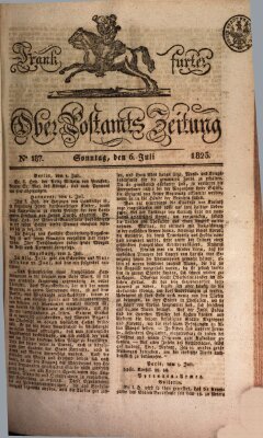 Frankfurter Ober-Post-Amts-Zeitung Sonntag 6. Juli 1823