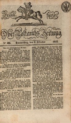 Frankfurter Ober-Post-Amts-Zeitung Donnerstag 9. Oktober 1823
