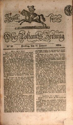 Frankfurter Ober-Post-Amts-Zeitung Freitag 16. Januar 1824