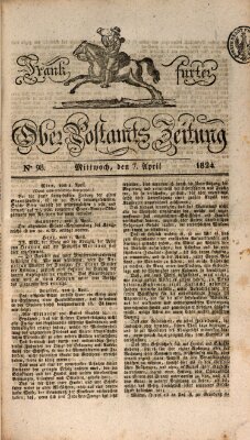 Frankfurter Ober-Post-Amts-Zeitung Mittwoch 7. April 1824