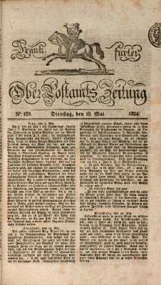 Frankfurter Ober-Post-Amts-Zeitung Dienstag 18. Mai 1824