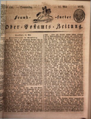 Frankfurter Ober-Post-Amts-Zeitung Donnerstag 12. Mai 1842