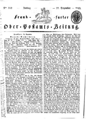 Frankfurter Ober-Post-Amts-Zeitung Freitag 22. Dezember 1843