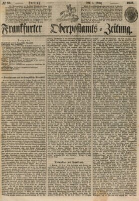 Frankfurter Ober-Post-Amts-Zeitung Freitag 3. März 1848