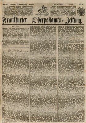 Frankfurter Ober-Post-Amts-Zeitung Donnerstag 9. März 1848