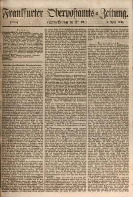 Frankfurter Ober-Post-Amts-Zeitung Freitag 6. April 1849