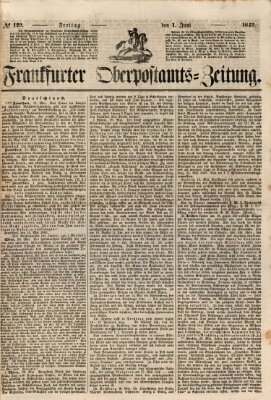 Frankfurter Ober-Post-Amts-Zeitung Freitag 1. Juni 1849