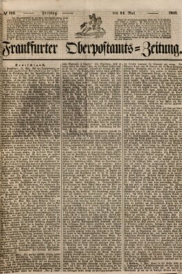 Frankfurter Ober-Post-Amts-Zeitung Freitag 24. Mai 1850