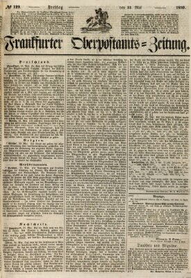 Frankfurter Ober-Post-Amts-Zeitung Freitag 31. Mai 1850
