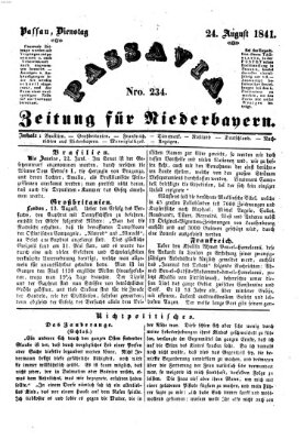 Passavia (Donau-Zeitung) Dienstag 24. August 1841