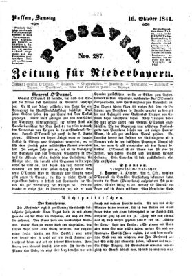 Passavia (Donau-Zeitung) Samstag 16. Oktober 1841