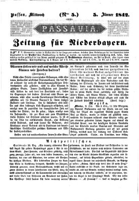 Passavia (Donau-Zeitung) Mittwoch 5. Januar 1842