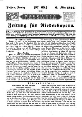 Passavia (Donau-Zeitung) Sonntag 6. März 1842