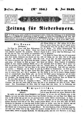 Passavia (Donau-Zeitung) Montag 6. Juni 1842