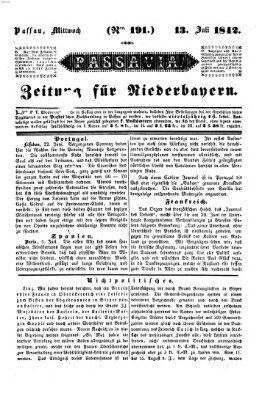 Passavia (Donau-Zeitung) Mittwoch 13. Juli 1842