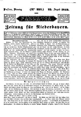 Passavia (Donau-Zeitung) Dienstag 23. August 1842