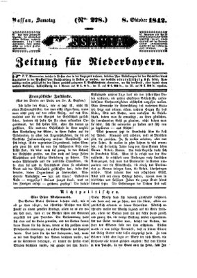 Passavia (Donau-Zeitung) Samstag 8. Oktober 1842