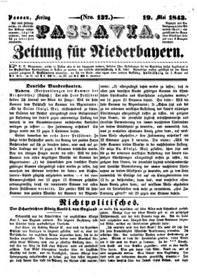 Passavia (Donau-Zeitung) Freitag 19. Mai 1843