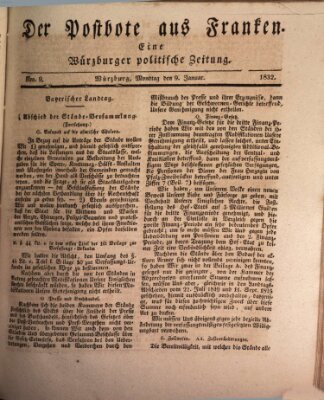 Der Postbote aus Franken Montag 9. Januar 1832