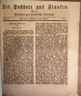 Der Postbote aus Franken Dienstag 31. Januar 1832