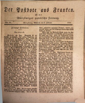 Der Postbote aus Franken Mittwoch 8. Februar 1832