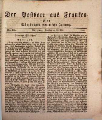Der Postbote aus Franken Samstag 12. Mai 1832