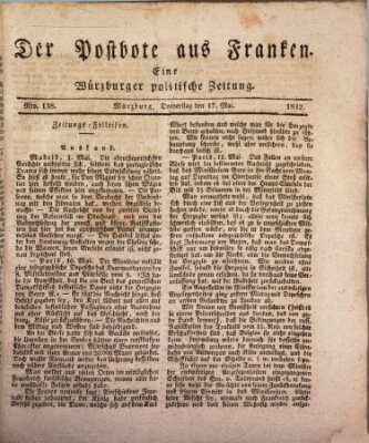 Der Postbote aus Franken Donnerstag 17. Mai 1832