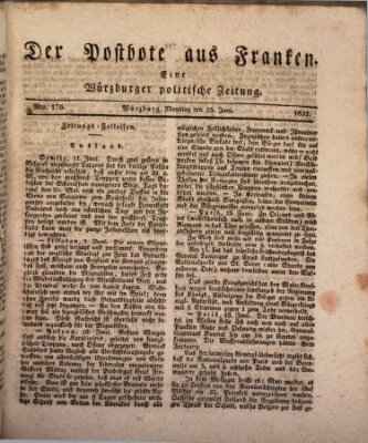 Der Postbote aus Franken Montag 25. Juni 1832