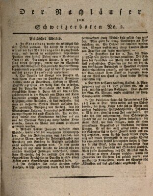 Der aufrichtige und wohlerfahrene Schweizer-Bote (Der Schweizer-Bote) Freitag 9. Januar 1807