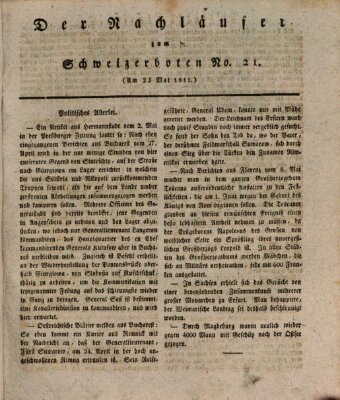 Der aufrichtige und wohlerfahrene Schweizer-Bote (Der Schweizer-Bote) Donnerstag 23. Mai 1811