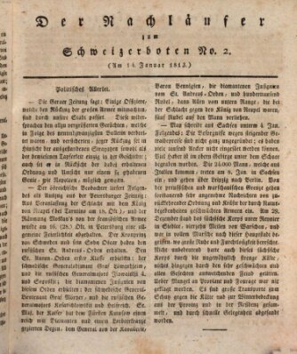 Der aufrichtige und wohlerfahrene Schweizer-Bote (Der Schweizer-Bote) Donnerstag 14. Januar 1813