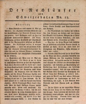 Der aufrichtige und wohlerfahrene Schweizer-Bote (Der Schweizer-Bote) Donnerstag 6. Juni 1816