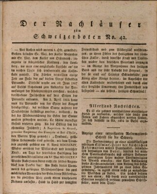 Der aufrichtige und wohlerfahrene Schweizer-Bote (Der Schweizer-Bote) Donnerstag 15. Oktober 1818