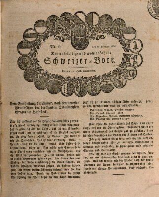 Der aufrichtige und wohlerfahrene Schweizer-Bote (Der Schweizer-Bote) Donnerstag 9. Februar 1826