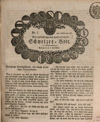 Der aufrichtige und wohlerfahrene Schweizer-Bote (Der Schweizer-Bote) Donnerstag 1. Februar 1827