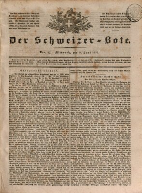 Der Schweizer-Bote Mittwoch 14. Juni 1837