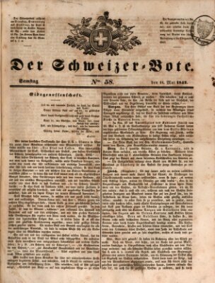 Der Schweizer-Bote Samstag 14. Mai 1842