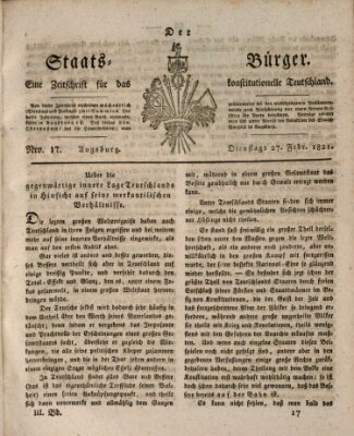 Der Staats-Bürger Dienstag 27. Februar 1821