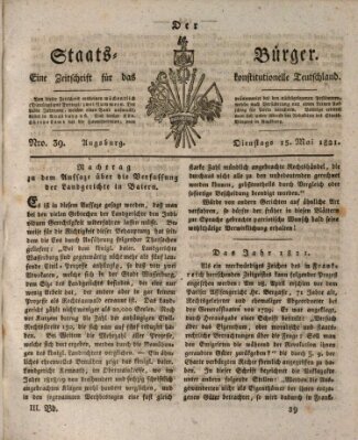 Der Staats-Bürger Dienstag 15. Mai 1821