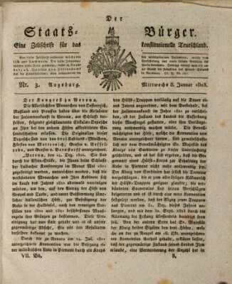 Der Staats-Bürger Mittwoch 8. Januar 1823