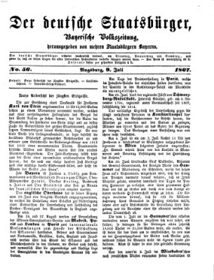 Der deutsche Staatsbürger Dienstag 9. Juli 1867