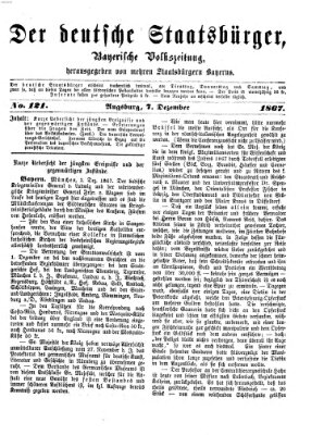 Der deutsche Staatsbürger Samstag 7. Dezember 1867