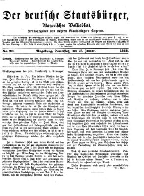 Der deutsche Staatsbürger Donnerstag 23. Januar 1868