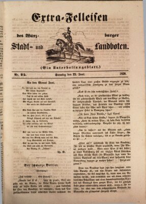 Würzburger Stadt- und Landbote Sonntag 23. Juni 1850