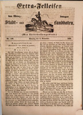 Würzburger Stadt- und Landbote Sonntag 3. November 1850