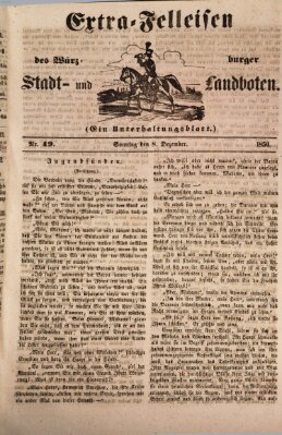 Würzburger Stadt- und Landbote Sonntag 8. Dezember 1850