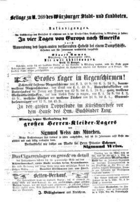 Würzburger Stadt- und Landbote Dienstag 11. November 1851