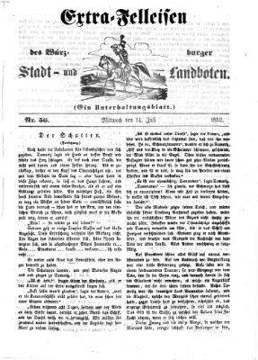 Würzburger Stadt- und Landbote Mittwoch 14. Juli 1852